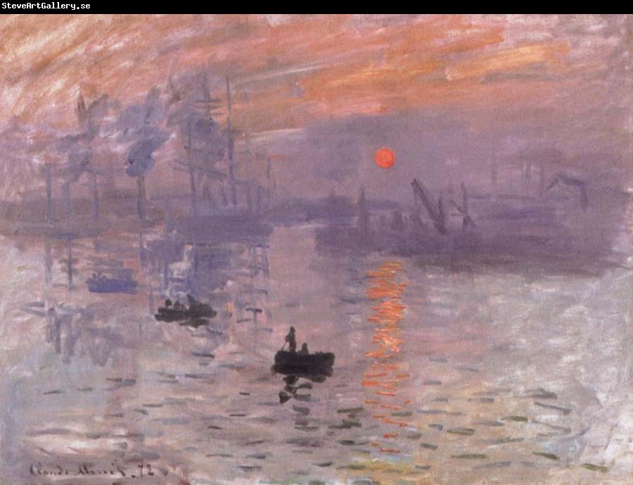 Claude Monet Impression Sunrise.Le Have